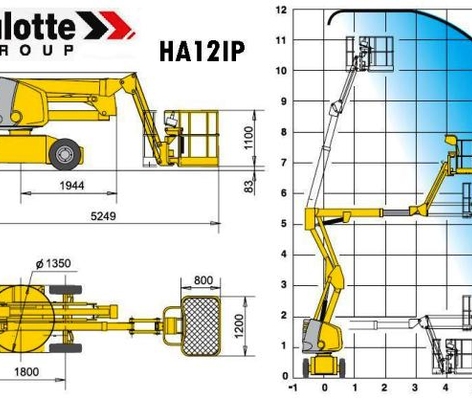 Коленчатые подъёмники Haulotte HA12 IP